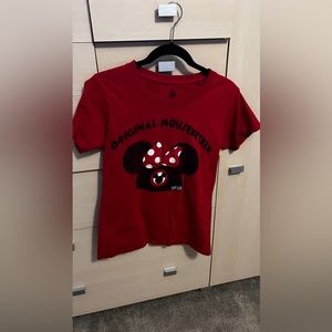 Disney Mickey Mouse T-Shirt Women's M Short Sleeve Original Mouseketeer Red